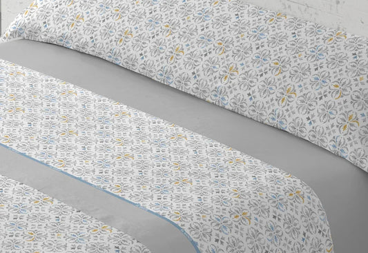 Juego de Sábanas Gris Cama 150 El Barco, vista general