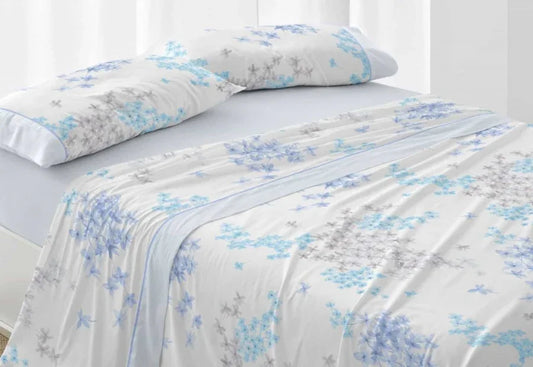 Juego de Sábanas Azul Cama 135