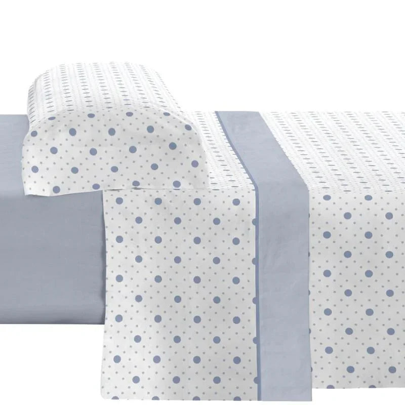 Sábanas de franela algodón para cama de 150 cm