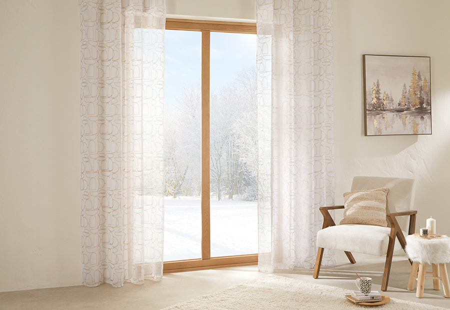 Cortinas elegantes para hogar | Estilo y luz natural