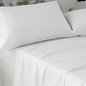 Juego de Sábanas Blancas Cama 150 Dos Fundas de Almohada