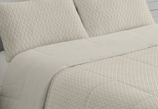 Edredón Sherpa-Borreguito Beige