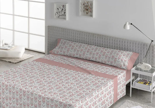 Juego de sábanas coral de verano para cama 90 cm