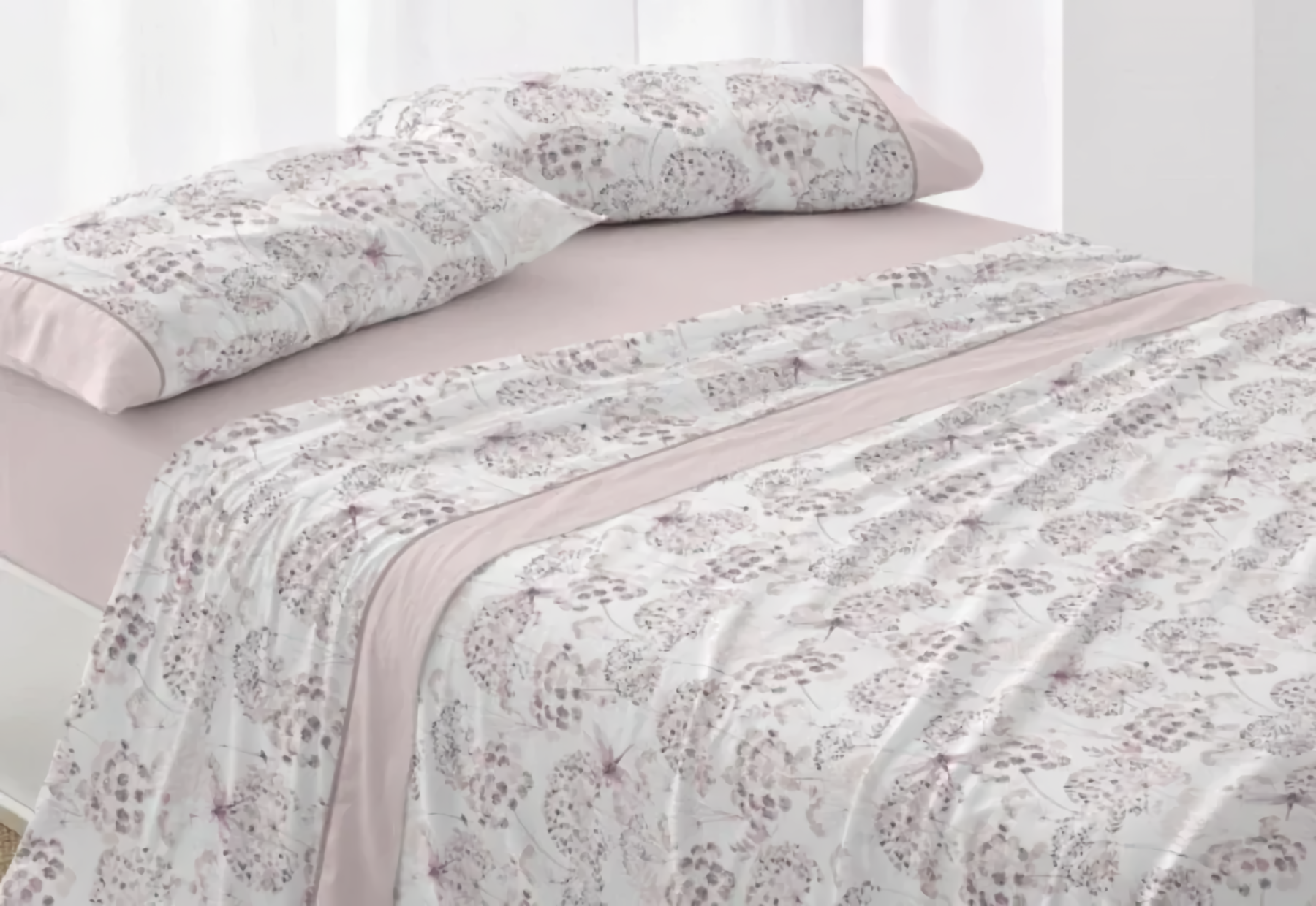 Juego de sábanas nude cama 160 cm para verano